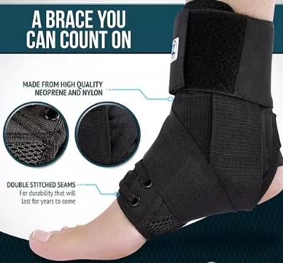 Conas a Fheabhsaíonn Tacaíocht Brace Rúitín Sprained Cúram Téarnaimh Nua-Aimseartha?