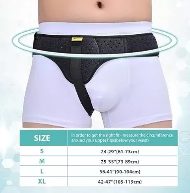 Tacaíocht Brace Chreasa Hernia Inguinal